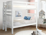 Bunk Beds with Ladders at the end of the Bed