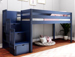 Low Loft Beds with Stairs or Ladders