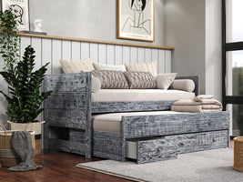 This Captains Bed in Weathered Black will look great in your Home