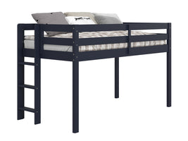 The ladder can be positioned at the front or back