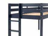 Low loft bed when you need that little extra space in the bedroom