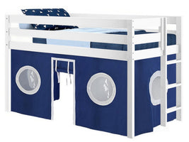 End ladder can be positioned on the right or the left