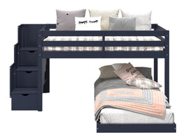 Twin over Twin Low  Bunk Bed when you need that little extra space in the bedroom