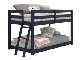 Bedz King Twin over Twin Low  Bunk Bed in Blue for only $375