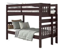 Bunk Bed Twin over Twin End Ladder in Dark Cherry for only $379