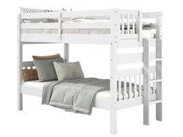 Bunk Bed Twin over Twin End Ladder in White for only $399