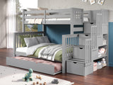 Can be converted in to one twin bed and one full bed