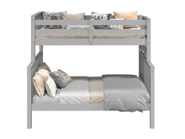 Modern gray painted finish offers a clean look in your child's bedroom