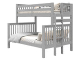 Bunk Bed Twin over Full End Ladder in Gray for only $599