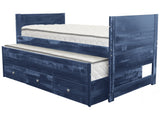 No two beds are alike with the unique weathered finish